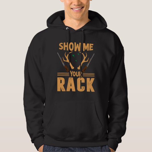 Show me uw rek - Jachtontwerp Hoodie (Voorkant)