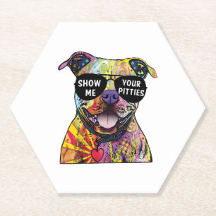 Show me voor je medelijden kartonnen onderzetters