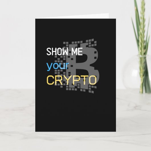 Show me your Crypto Kaart (Voorkant)