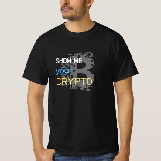 Show me your Crypto T-shirt (Voorkant)