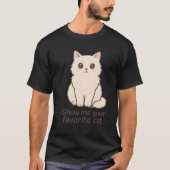 Show Me Your Favorite Cat – Schattige Cat Lover De T-shirt (Voorkant)
