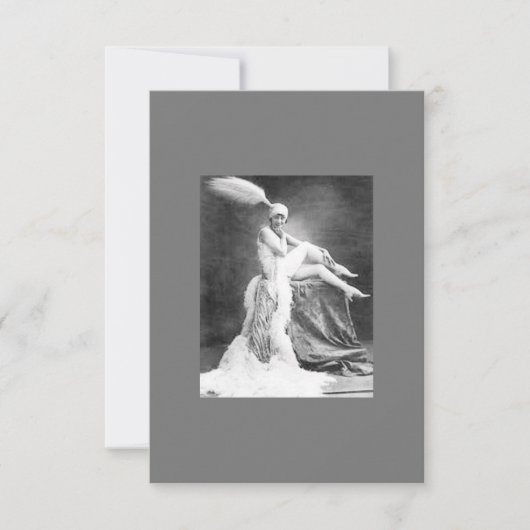  Show meisje Bedankkaart (Voorkant)