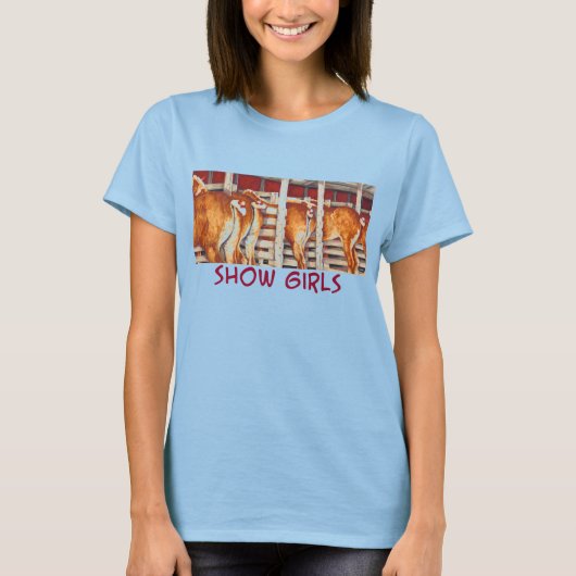 Show meisjes - Belgische paarden T-shirt (Voorkant)