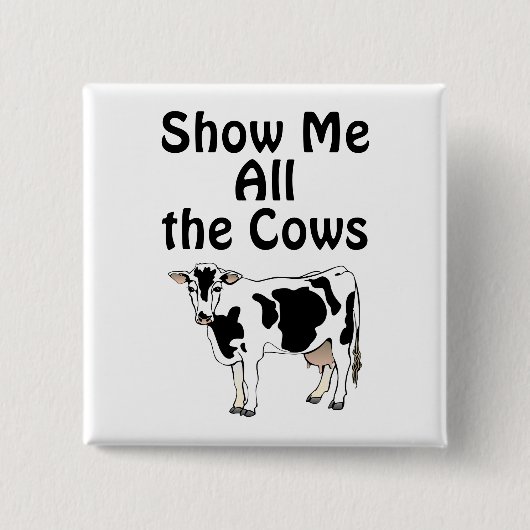 Show mij Alle Koeien Button (Voorkant)