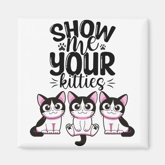 Show mij Uw Katten Magneet (Voorkant)