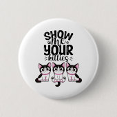 Show mij Uw Katten Ronde Button 5,7 Cm (Voorkant)