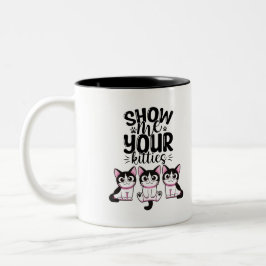 Show mij Uw Katten tweetone koffie Mok