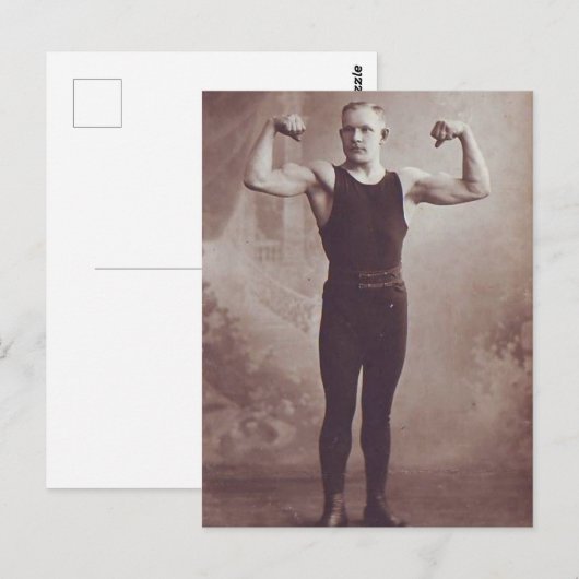 Show mij Uw spieren Briefkaart (Voorkant / Achterkant)