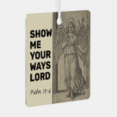 Show mij Uw wegen, Heer Metalen Ornament (Voorkant Rechts)