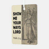 Show mij Uw wegen, Heer Metalen Ornament (Voorkant links)