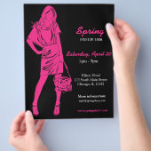 Show mode (Diep roze) Flyer (Hand)