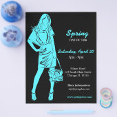 Show mode (Turquoise) Flyer (Enkel)