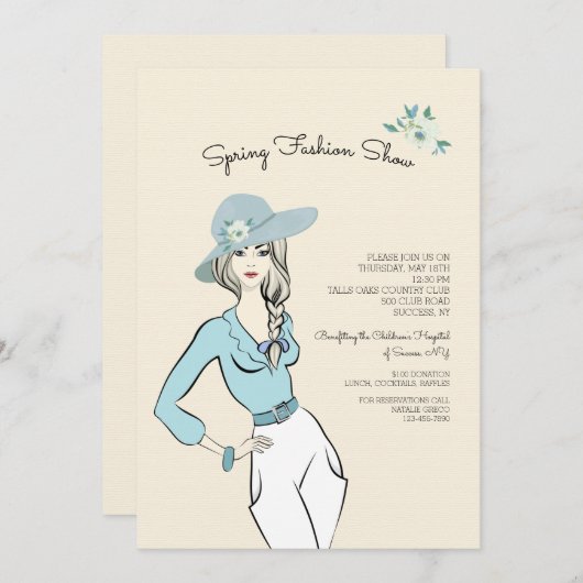 Show Mode voorjaar Kaart (Voorkant / Achterkant)