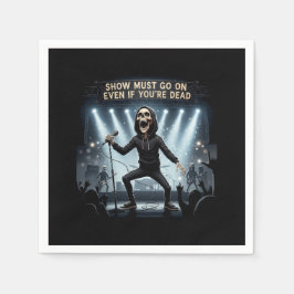 Show moet gaan op partij servetten