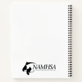 Show neemt spiral notebook aan notitieboek (Achterkant)