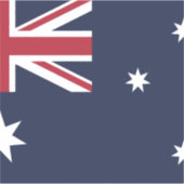 Show off your colors - Australia Sticker (Voorkant)