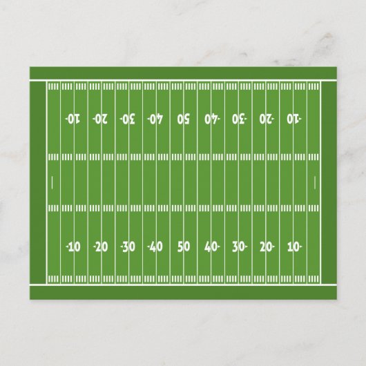 Show off your colors - Football Briefkaart (Voorkant)