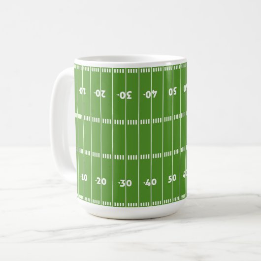 Show off your colors - Football Koffiemok (Voorkant links)