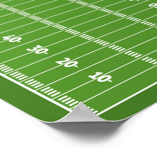 Show off your colors - Football Poster (Hoek)