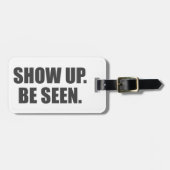 Show omhoog. Zie je. Bagagelabel (Voorkant horizontaal)