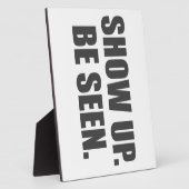 Show omhoog. Zie je. Fotoplaat (Zijkant)