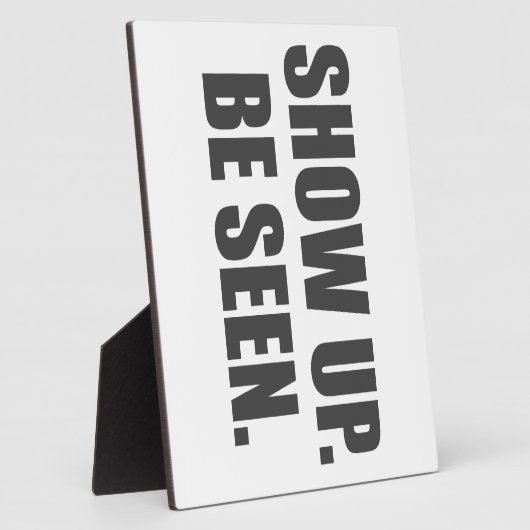 Show omhoog. Zie je. Fotoplaat (Zijkant)