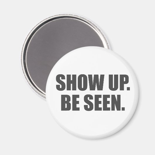 Show omhoog. Zie je. Magneet (Voorkant / Achterkant)