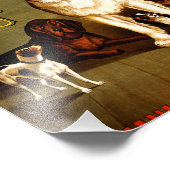 Show op een bank. New England Kennel Club Foto Afdruk (Hoek)