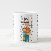 Show Pap Je geeft om de beste papa ooit Grote Koffiekop (Voorkant)