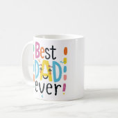 Show Pap Je geeft om de beste vader ooit Koffiemok (Voorkant links)