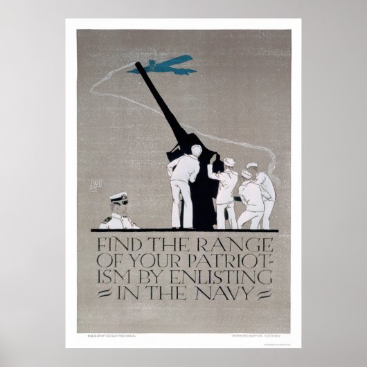 Show Patriotisme - Enlist Navy (US02313) Poster (Voorkant)