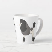 Show Poodle Latte Mok (Rechterhoek)