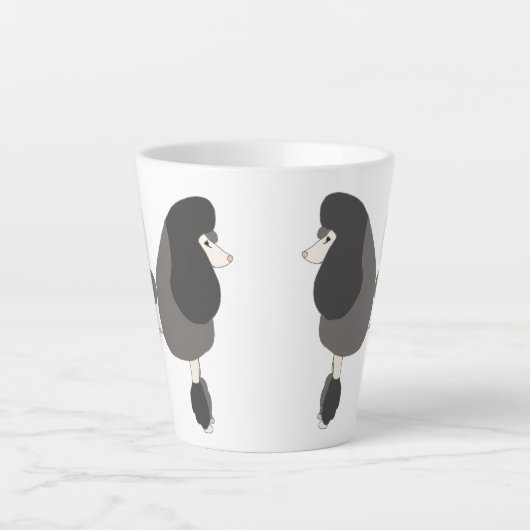 Show Poodle Latte Mok (Voorkant)