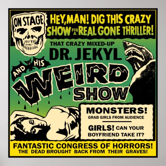 Show Poster van Large Spook - Dr Jekyl (Voorkant)