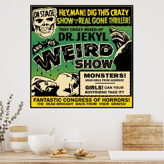 Show Poster van Large Spook - Dr Jekyl (Keuken)
