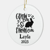 Show Rabbit 4H Ornament (Links)