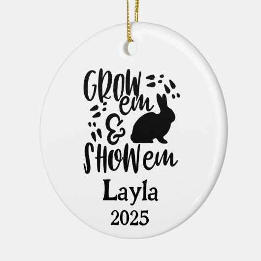 Show Rabbit 4H Ornament (Links)