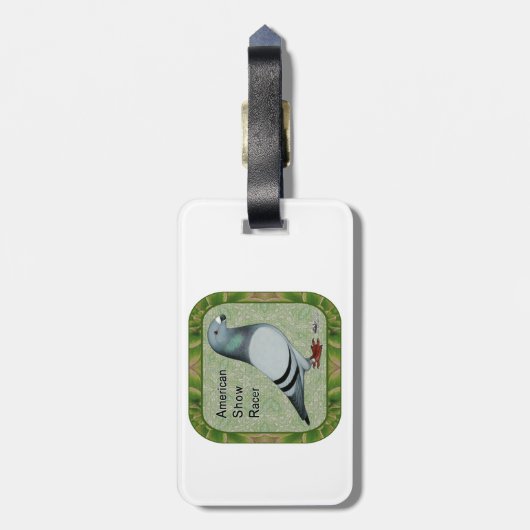 Show Racer Bagagelabel (Achterkant verticaal)