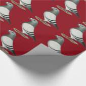 Show Racer Blue Bar Pigeon Cadeaupapier (Hoek)