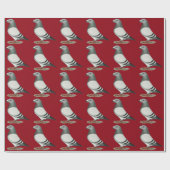 Show Racer Blue Bar Pigeon Cadeaupapier (Vlak)