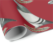 Show Racer Blue Bar Pigeon Cadeaupapier (Rol Hoek)