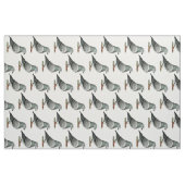 Show Racer Blue Checker Pigeon Stof (Yard (91,4 cm))