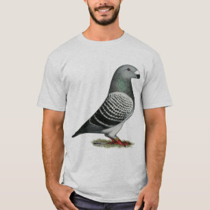 Show Racer Blue Checker Pigeon T-shirt