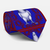 Show Racer Red en Blue Stropdas (Opgerold)