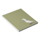 Show Racer White Notitieblok (Schuin)