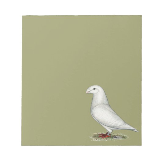 Show Racer White Notitieblok (Voorkant)