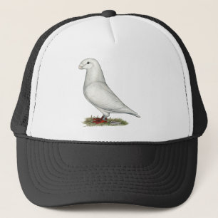 Show Racer White Trucker Pet