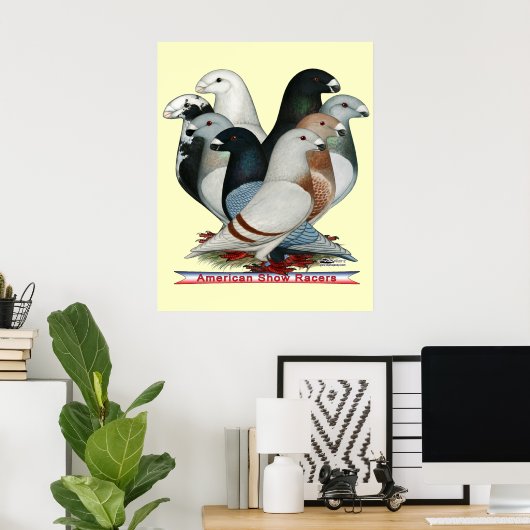 Show Racers Acht Poster (Thuiskantoor)