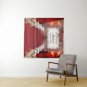  Show Red Carpet  Graduation Backdrop banner Wandkleed (In Situ (horizontaal))