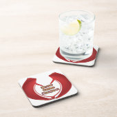 Show sommige respecteren art print bier onderzetter (Rechterzijde)